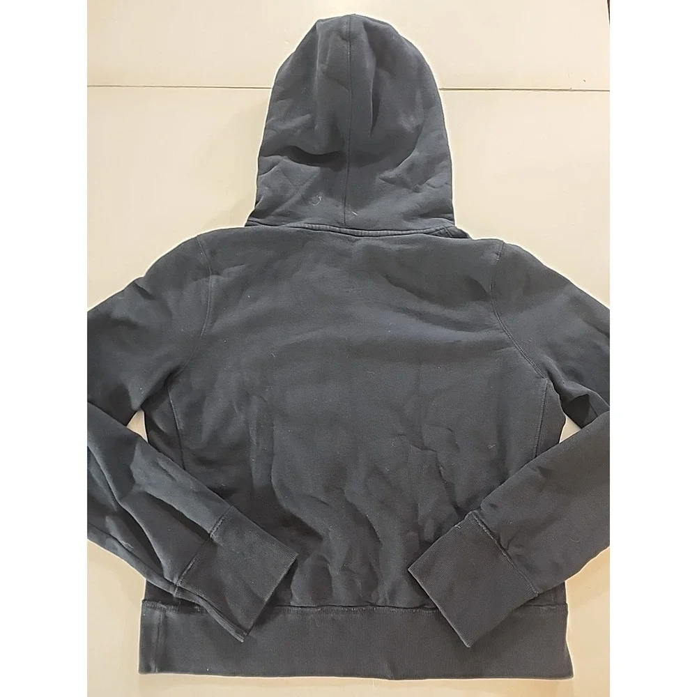 Vintage Polo Jeans Co Ralph‎ Lauren Hoodie Youth XL Fits Mens Small Navy Green